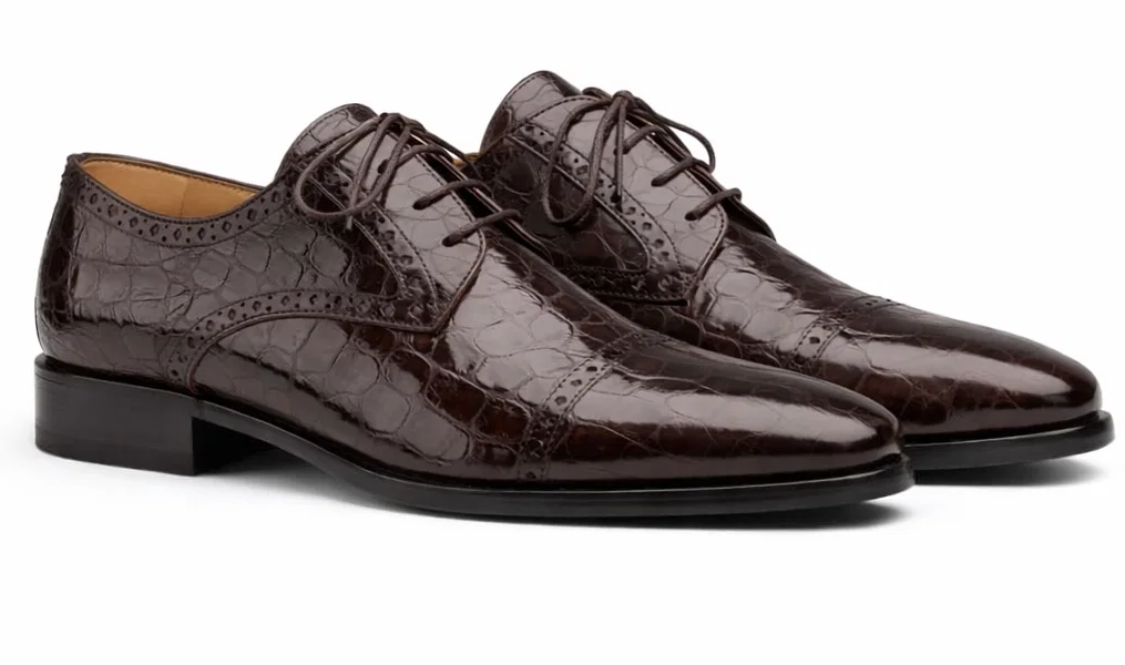 J Toe Cowboy Boots - J Toe Western Boots - Ferrini Alligator Shoes - Ferrini Crocodile shoe Dress Shoes - Ferrini Dress Shoe On Sale