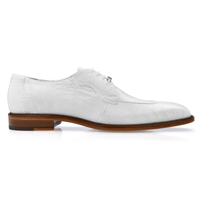 Belvedere Siena - White Genuine Leather Luxury Shoe