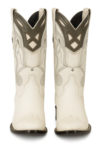 Men's Wild West Smooth Ostrich Skin 3X Toe Boots 29504-B