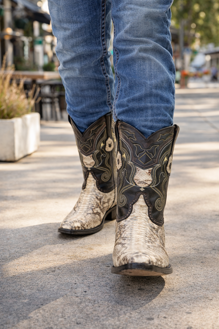 Snake Skin Cowboy Boots