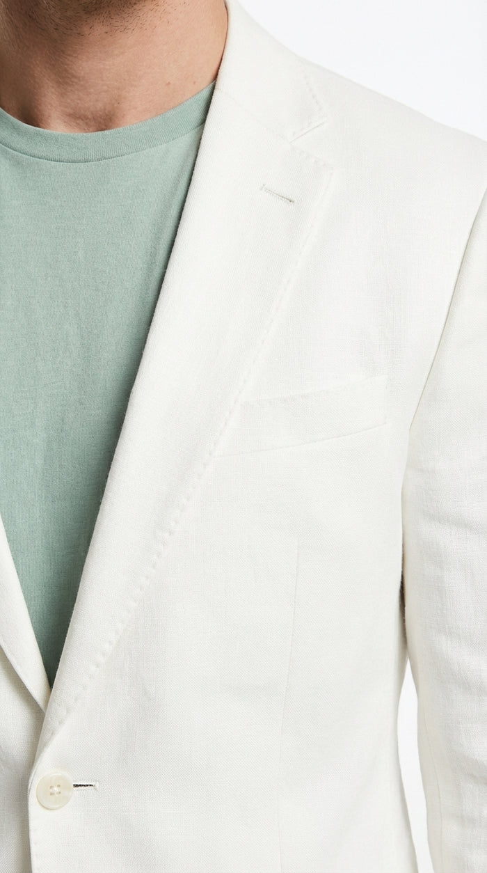 Miami Vice  Sonny Crockett Mens White Blazer – Classic Fit Formal Casual Dress Jacket for Business and Wedding Iconic Characters  Pop Culture