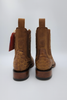 Square Toe Ankle Boots Python Print Oryx 9   - from alligatorwarehouse.com