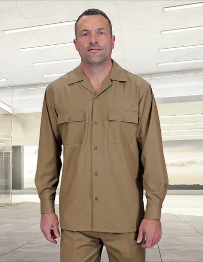 Mens 2-Piece 100% Wool Walking Suit with Pleated Wide-Leg Pants – Classic and Comfortable 4   - from alligatorwarehouse.com