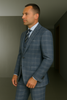 Wool Suit - Italian Made Business Suit by Statement Men's 3 Piece 100% Wool Modern Fit Suit - Coordinating Solid Color Vest 14 ZILONI-2_Grey_38R  - from alligatorwarehouse.com