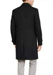 Manhattan 34 Inch Double Breasted men's Overcoat - men's Topcoat