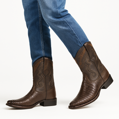 Men's Wild West Teju Lizard Skin 3X Toe Boots 29507