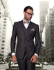 Statement Suit - Statement Italy Suit - Wool Suit- Statement Men's 100% Wool 3 Piece Suit - Tailored Fit 8 VT-8101  - from alligatorwarehouse.com