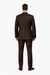 Suits With Baggy Pleated Pants - Wide Leg Pants 100% Wool - Classic Fit in Brown One Button 3 Piece Suit by Rossiman