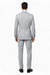 Suits With Baggy Pleated Pants - Wide Leg Pants 100% Wool - Classic Fit in Grey Color by Rossiman