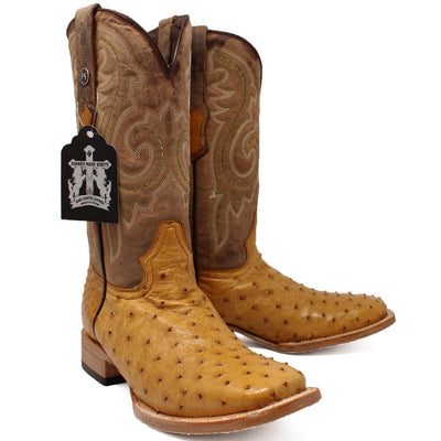 Botas Altas de Cuero Original para Mujer Color Hueso 1   - from alligatorwarehouse.com