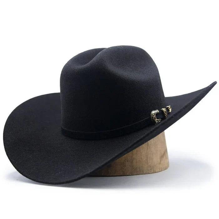 Texana 100X Horma Sinaloa Stone Hats Color Negro 2   - from alligatorwarehouse.com