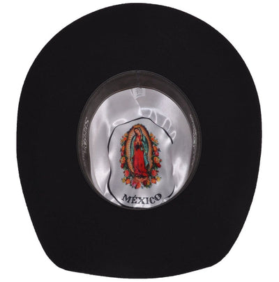 Texana El Senor de los Cielos 50X Horma Conejo Negra Guadalupana SDLC 2   - from alligatorwarehouse.com