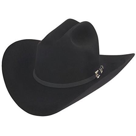 Texana Jerarca Larry Mahan 10X de Pelo de Castor Negro