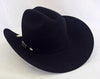 Texana Jerarca Larry Mahan 10X de Pelo de Castor Negro 4   - from alligatorwarehouse.com