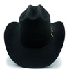 Texana Los Dos Carnales 100X Copa Alta Color Negro Stone Hats 2   - from alligatorwarehouse.com