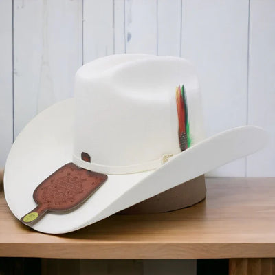 Texana Tombstone Estilo Dos Carnales 20X Color Blanco 3   - from alligatorwarehouse.com