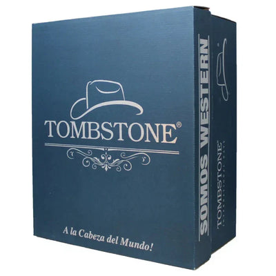 Texana Tombstone Estilo Sinaloa 20X con Plumas Color Negro 1   - from alligatorwarehouse.com