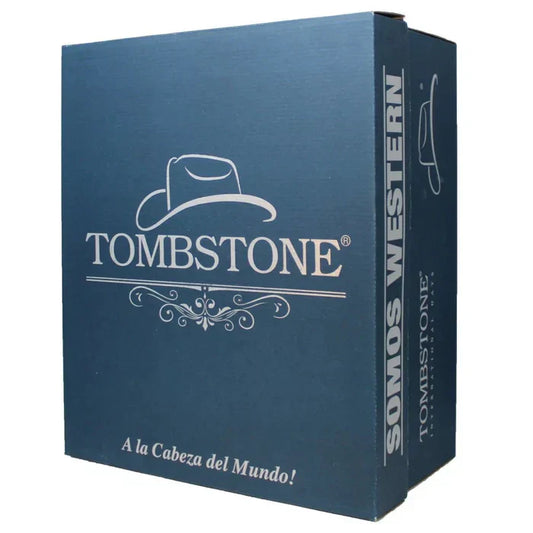 Texana Tombstone Estilo Sinaloa 20X con Plumas Color Negro