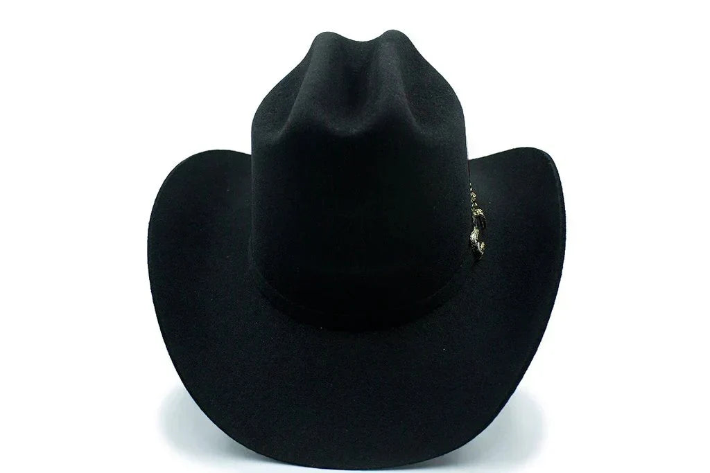 Texana Tombstone Los Dos Carnales 20X Copa Alta Color Negro 7   - from alligatorwarehouse.com