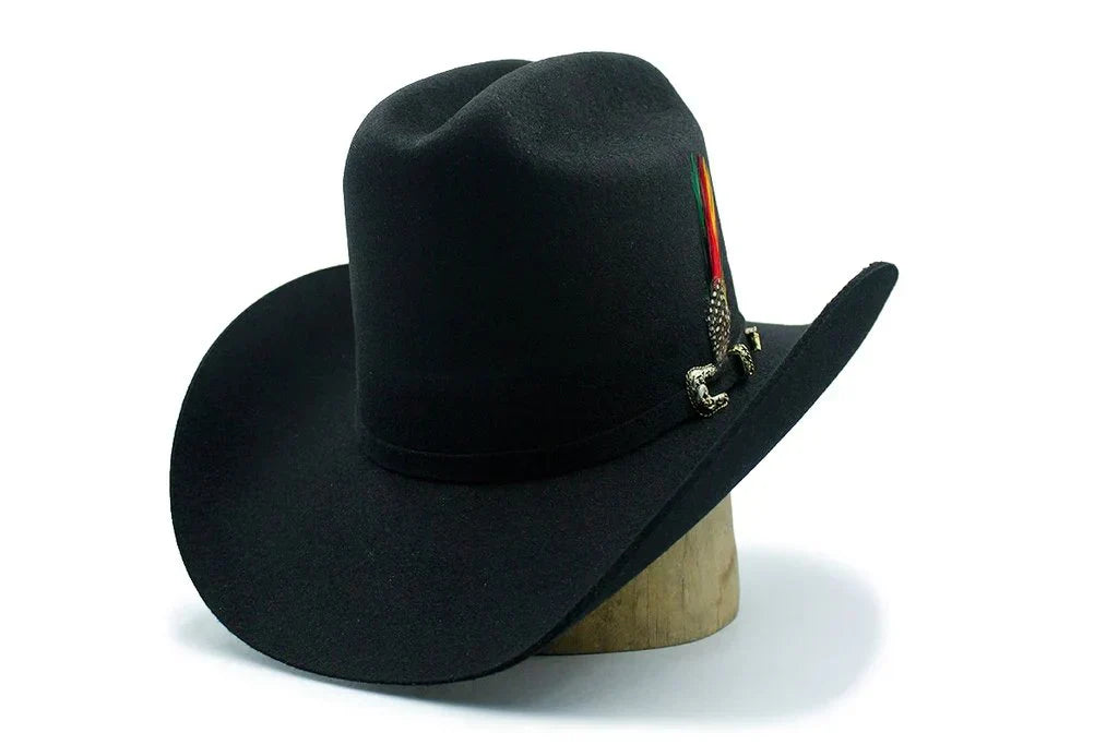 Texana Tombstone Los Dos Carnales 20X Copa Alta Color Negro 3   - from alligatorwarehouse.com