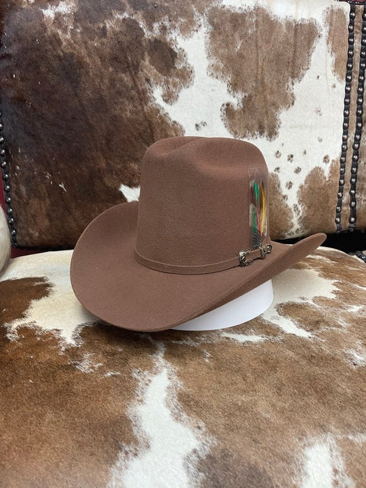 Texana Tombstone Los Dos Carnales 20X Copa Alta Color Nuez 6   - from alligatorwarehouse.com