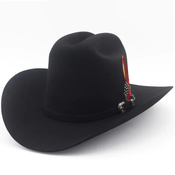 Texana Tombstone Los Dos Carnales 20X Copa Alta Color Negro 6   - from alligatorwarehouse.com