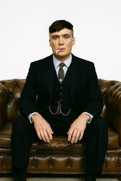 Mens Costume Thomas Shelby Vested Suit & Overcoat 7 SC-2842  - from alligatorwarehouse.com