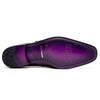Marco Di Milano Toluca Men's Shoes Purple Exotic Crocodile & Lizard Monk Strap 5 TOLUCA_CAIMAN FUSCUS-LIZ RING_PURPLE_9  - from alligatorwarehouse.com