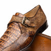 Marco Di Milano Toluca Men's Shoes Pantano Orix Exotic Crocodile & Lizard Monk Strap 3 TOLUCA_CAIMAN FUS-LIZ RING_PANTANO ORIX_8  - from alligatorwarehouse.com