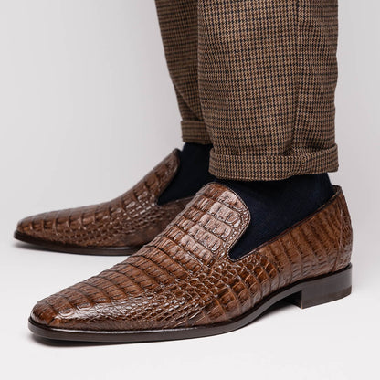 Marco_Di_Milano Trento Brown: Luxury Leather Dress Shoes