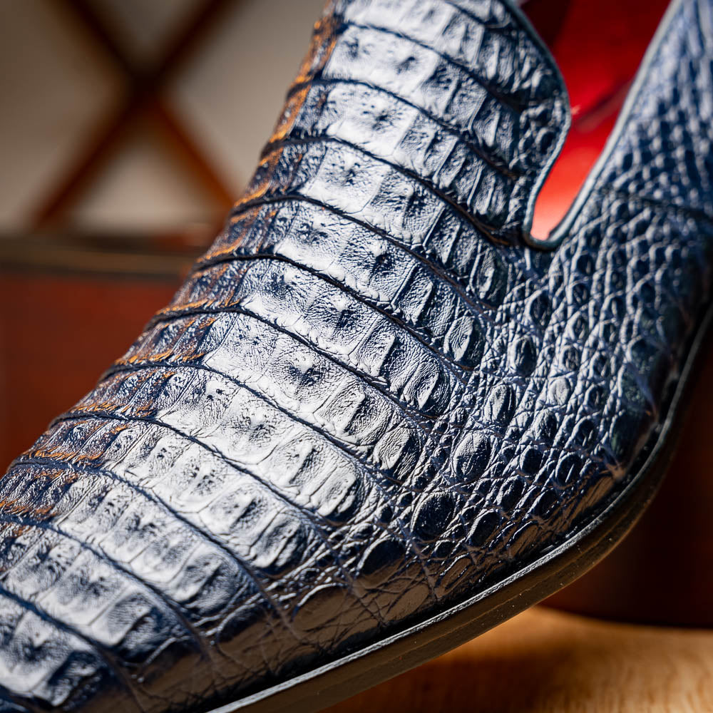 Marco Di Milano Trento Navy Leather Luxury Shoe