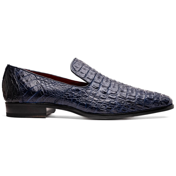 Marco Di Milano Trento Navy Leather Luxury Shoe