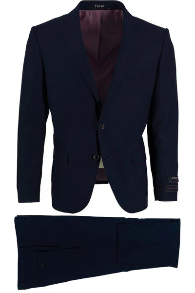 Porto, Slim Fit, Pure Wool Suit by Tiglio Luxe TIG1036 1   - from alligatorwarehouse.com