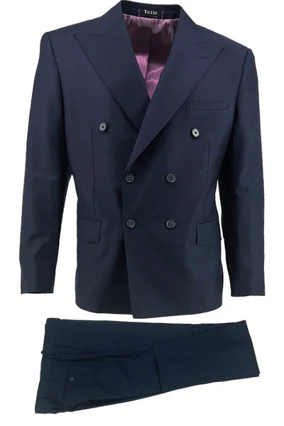 Santorini, Slim Fit, Pure Wool Suit by Tiglio Luxe TIG1036 1   - from alligatorwarehouse.com