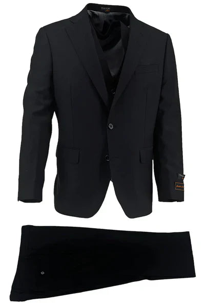 Dolcetto Suit and Vest, Modern Fit, Pure Wool by Tiglio Luxe TIG1001 1   - from alligatorwarehouse.com