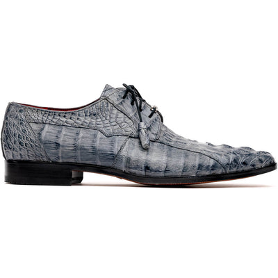 Marco Di Milano Tulum Gray Exotic Crocodile Derby Oxfords 1 TULUM_CAIMAN FUSCUS_GRAY_8.5  - from alligatorwarehouse.com