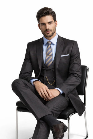 two-button-vintage-style-slim-fit-vested-plaid-black-suit