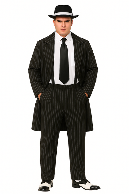 Zoot Suit Costume Black ~ White