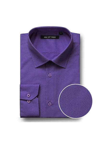 Men's Classic Fit Lilac Spread Collar Dress Shirt 1 TC-640-CL_Lilac_14-14.5_32-33  - from alligatorwarehouse.com