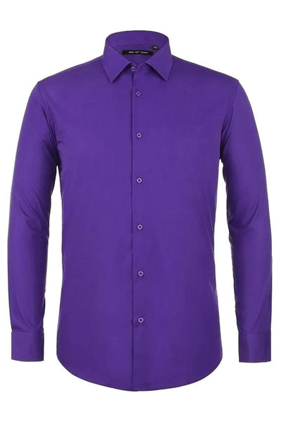 Men's Classic Fit Lilac Spread Collar Dress Shirt 2 TC-640-CL_Lilac_14-14.5_32-33  - from alligatorwarehouse.com
