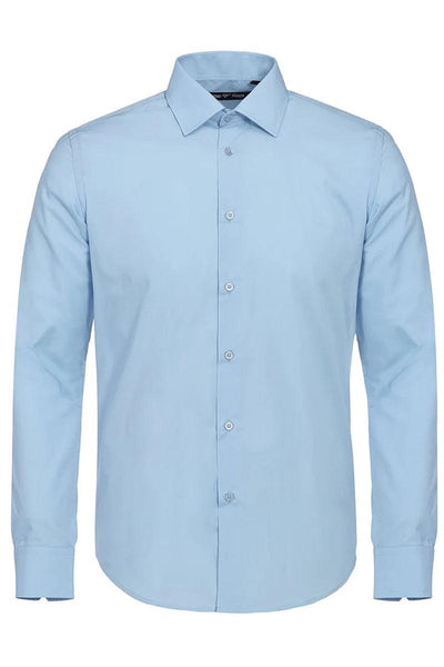 Men's Classic Fit Sky Blue Dress Shirt w/Spread Collar 2 TC-646-CL_Sky-Blue_14-14.5_32-33  - from alligatorwarehouse.com