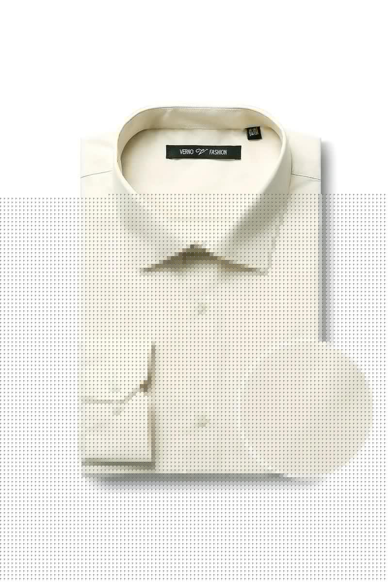 Verno Men's Classic Fit Spread Collar Dress Shirt in Red - USA Men's Outlet