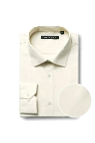 Men's Classic Fit Spread Collar Dress Shirt in Red 3 TC-645-CL_Ivory_14-14.5_32-33  - from alligatorwarehouse.com