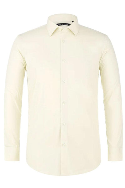 Men's Classic Fit Spread Collar Dress Shirt in Red 4 TC-645-CL_Ivory_14-14.5_32-33  - from alligatorwarehouse.com