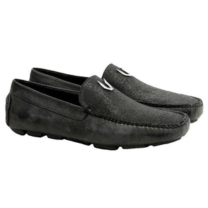 Vestigium Cat Shark Driving Loafers Black - Black Cat Shark men's driving loafer