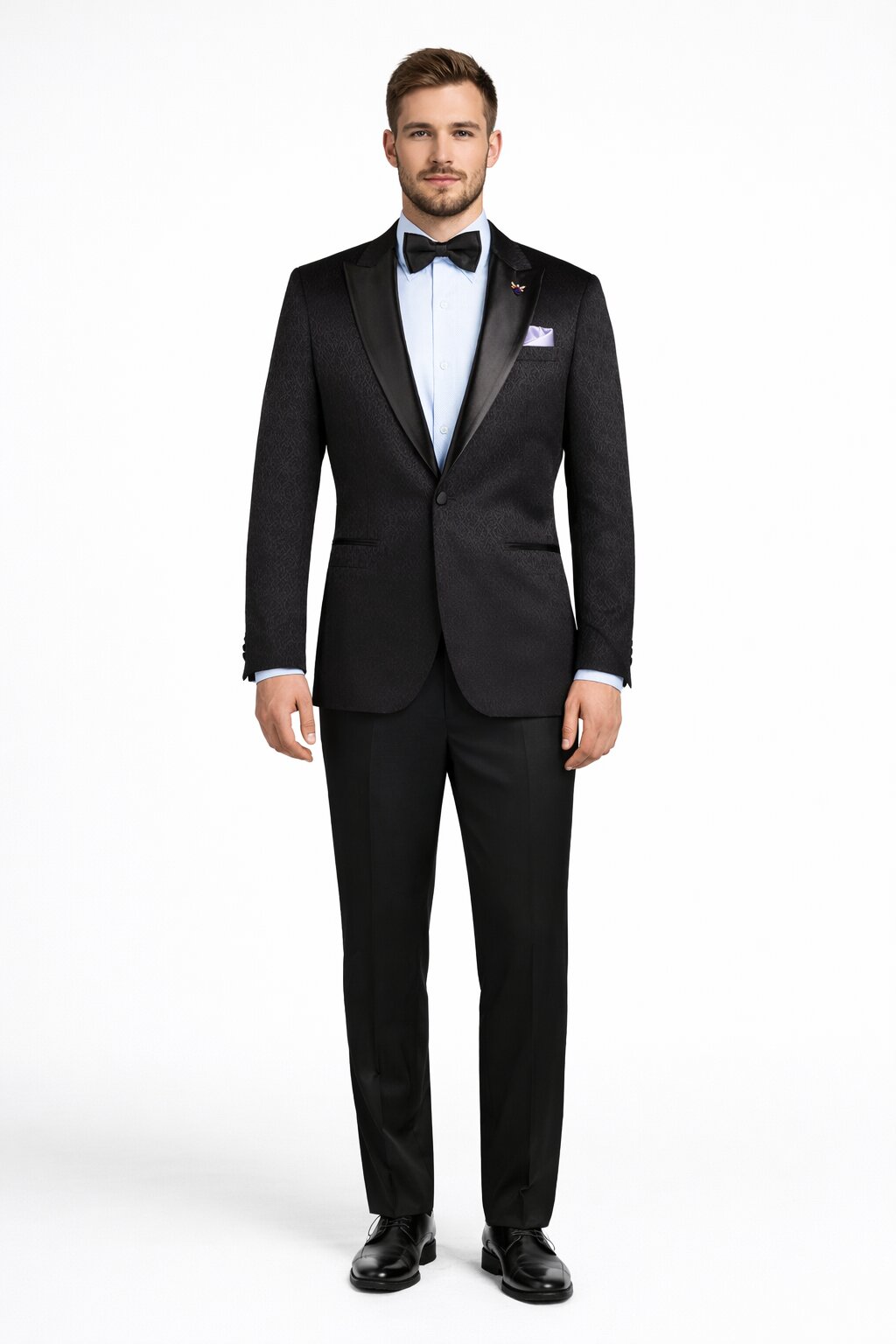 Mens Traditional Black Church Suit – Clean Classic Worship Look