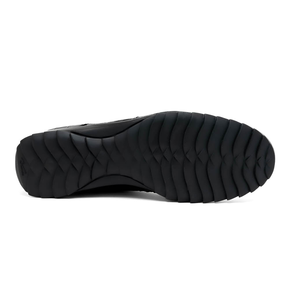 Marco Di Milano Vulcan Alligator Sneakers Black