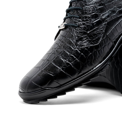 Marco Di Milano Vulcan Black Alligator Sneakers 3 VULCAN_ALLIGATOR_BLACK_8  - from alligatorwarehouse.com