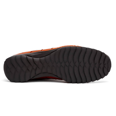 Marco Di Milano Vulcan Alligator Sneakers Honey