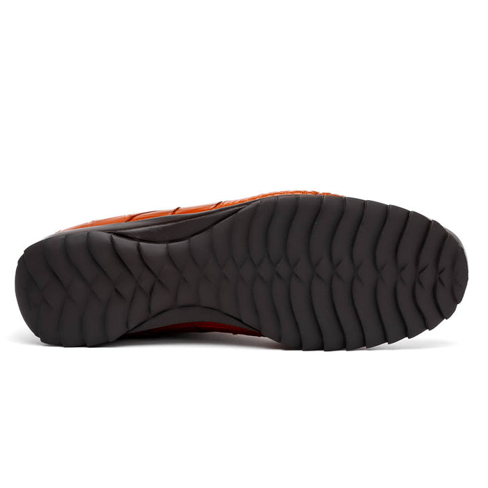 Marco Di Milano Vulcan Alligator Sneakers Honey